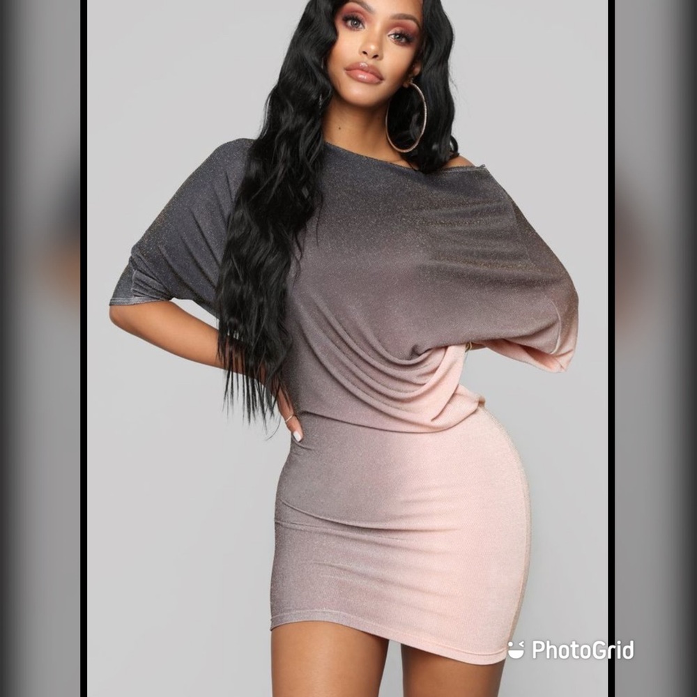 Fashion nova dusk kisses ombré dress